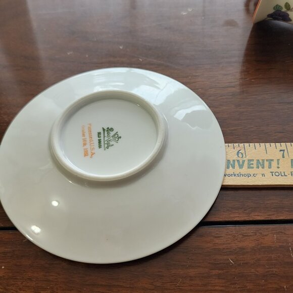 4 Rosenthal Indian Tree Cup Saucer 3.5" Continental line rust purple antique vin - Picture 14 of 16